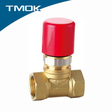 cw617 material brass Electric Female male thread stop valve with ppr cap and solenoid